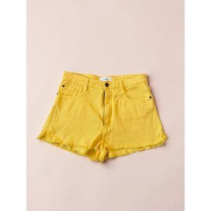 BA&SH Yellow Denim Shorts Size US Small NEW NWT